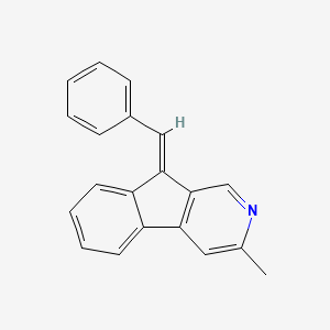 (9E)-9-benzylidene-3-methyl-9H-indeno[2,1-c]pyridine