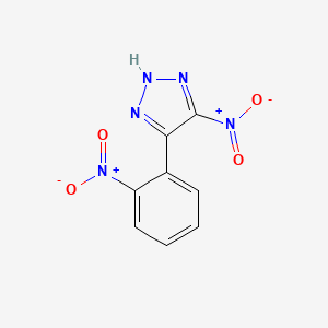 4-nitro-5-(2-nitrophenyl)-2H-1,2,3-triazole