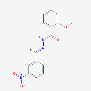 2-methoxy-N'-[(E)-(3-nitrophenyl)methylidene]benzohydrazide