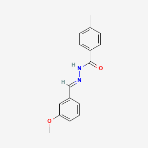 N'-(3-methoxybenzylidene)-4-methylbenzohydrazide