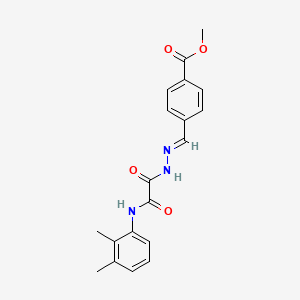 methyl 4-[(E)-(2-{[(2,3-dimethylphenyl)amino](oxo)acetyl}hydrazinylidene)methyl]benzoate