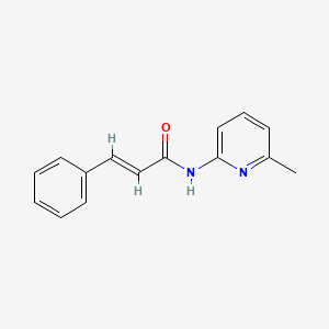 molecular formula C15H14N2O B11551113 (2E)-N-(6-methylpyridin-2-yl)-3-phenylprop-2-enamide 