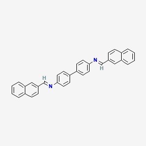 N,N'-bis[(E)-naphthalen-2-ylmethylidene]biphenyl-4,4'-diamine