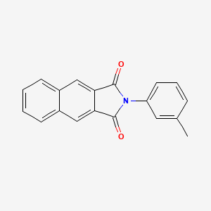 molecular formula C19H13NO2 B11551190 2-(3-methylphenyl)-1H-benzo[f]isoindole-1,3(2H)-dione 