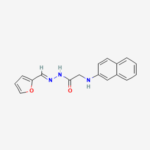 N'-[(E)-(Furan-2-YL)methylidene]-2-[(naphthalen-2-YL)amino]acetohydrazide