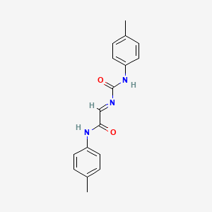 (2E)-N-(4-methylphenyl)-2-{[(4-methylphenyl)carbamoyl]imino}ethanamide