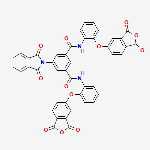 N,N'-bis{2-[(1,3-dioxo-1,3-dihydro-2-benzofuran-5-yl)oxy]phenyl}-5-(1,3-dioxo-1,3-dihydro-2H-isoindol-2-yl)benzene-1,3-dicarboxamide