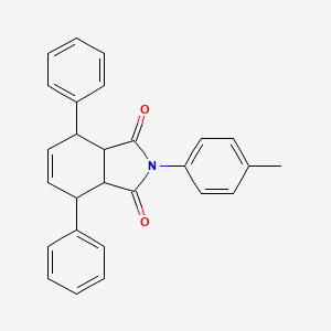 2-(4-methylphenyl)-4,7-diphenyl-3a,4,7,7a-tetrahydro-1H-isoindole-1,3(2H)-dione