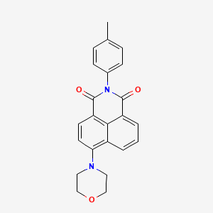 molecular formula C23H20N2O3 B11551441 2-(4-methylphenyl)-6-morpholino-1H-benzo[de]isoquinoline-1,3(2H)-dione 