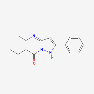 6-Ethyl-5-methyl-2-phenylpyrazolo[1,5-a]pyrimidin-7-ol