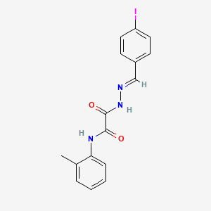 1-{N'-[(E)-(4-Iodophenyl)methylidene]hydrazinecarbonyl}-N-(2-methylphenyl)formamide