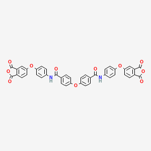 4,4'-oxybis(N-{4-[(1,3-dioxo-1,3-dihydro-2-benzofuran-5-yl)oxy]phenyl}benzamide)