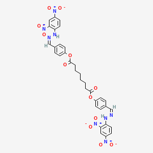 bis(4-{(Z)-[2-(2,4-dinitrophenyl)hydrazinylidene]methyl}phenyl) octanedioate