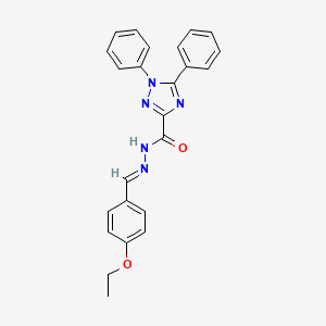 N'-[(E)-(4-ethoxyphenyl)methylidene]-1,5-diphenyl-1H-1,2,4-triazole-3-carbohydrazide