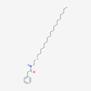 N-[2-(octadecylsulfanyl)ethyl]-2-phenylacetamide