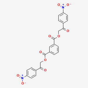 Bis[2-(4-nitrophenyl)-2-oxoethyl] benzene-1,3-dicarboxylate