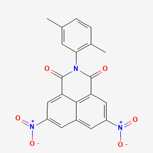 2-(2,5-dimethylphenyl)-5,8-dinitro-1H-benzo[de]isoquinoline-1,3(2H)-dione