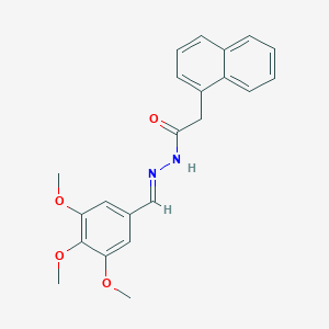 2-(naphthalen-1-yl)-N'-[(E)-(3,4,5-trimethoxyphenyl)methylidene]acetohydrazide