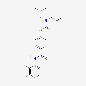 O-{4-[(2,3-dimethylphenyl)carbamoyl]phenyl} bis(2-methylpropyl)carbamothioate