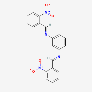 N,N'-bis[(E)-(2-nitrophenyl)methylidene]benzene-1,3-diamine