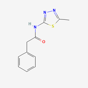 N-(5-methyl-1,3,4-thiadiazol-2-yl)-2-phenylacetamide