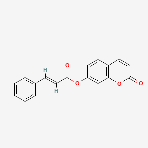 4-methyl-2-oxo-2H-chromen-7-yl (2E)-3-phenylprop-2-enoate