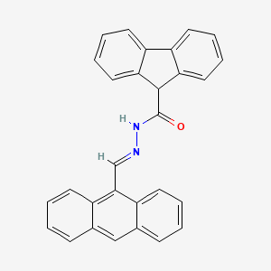 N'-[(E)-anthracen-9-ylmethylidene]-9H-fluorene-9-carbohydrazide