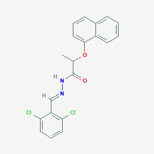 N'-[(E)-(2,6-dichlorophenyl)methylidene]-2-(naphthalen-1-yloxy)propanehydrazide