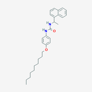 1-[4-(Decyloxy)phenyl]-3-[1-(naphthalen-1-yl)ethyl]urea