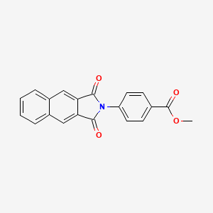 methyl 4-(1,3-dioxo-1,3-dihydro-2H-benzo[f]isoindol-2-yl)benzoate