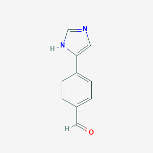 molecular formula C10H8N2O B115533 4-(1H-Imidazol-4-yl)benzaldehyde CAS No. 149169-88-0