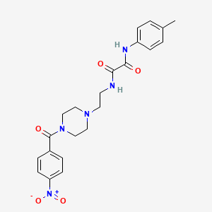 N-(4-methylphenyl)-N'-(2-{4-[(4-nitrophenyl)carbonyl]piperazin-1-yl}ethyl)ethanediamide