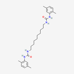 molecular formula C28H42N4O2 B11553460 1,1'-Decane-1,10-diylbis[3-(2,5-dimethylphenyl)urea] 