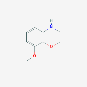 molecular formula C9H11NO2 B115536 8-甲氧基-3,4-二氢-2H-苯并[b][1,4]恶嗪 CAS No. 151328-20-0