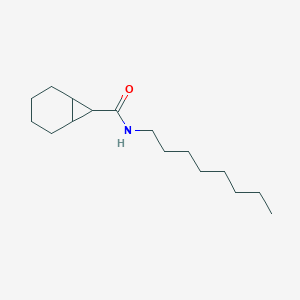 molecular formula C16H29NO B11553617 N-octylbicyclo[4.1.0]heptane-7-carboxamide 