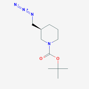 molecular formula C11H20N4O2 B115537 (S)-Tert-butyl 3-(azidomethyl)piperidine-1-carboxylate CAS No. 140645-22-3