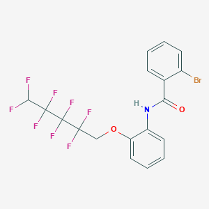 2-bromo-N-{2-[(2,2,3,3,4,4,5,5-octafluoropentyl)oxy]phenyl}benzamide