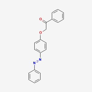 1-Phenyl-2-(4-phenylazo-phenoxy)-ethanone