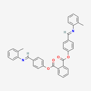 bis(4-{(E)-[(2-methylphenyl)imino]methyl}phenyl) benzene-1,2-dicarboxylate