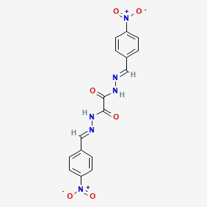 N'~1~,N'~2~-bis[(E)-(4-nitrophenyl)methylidene]ethanedihydrazide