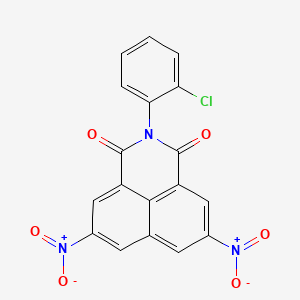 2-(2-chlorophenyl)-5,8-dinitro-1H-benzo[de]isoquinoline-1,3(2H)-dione