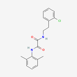 molecular formula C18H19ClN2O2 B11554330 N-[2-(2-chlorophenyl)ethyl]-N'-(2,6-dimethylphenyl)ethanediamide 