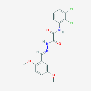 N-(2,3-dichlorophenyl)-2-[(2E)-2-(2,5-dimethoxybenzylidene)hydrazinyl]-2-oxoacetamide