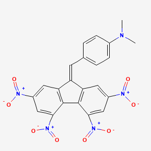 N,N-dimethyl-4-[(2,4,5,7-tetranitro-9H-fluoren-9-ylidene)methyl]aniline