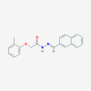 2-(2-methylphenoxy)-N'-[(E)-naphthalen-2-ylmethylidene]acetohydrazide