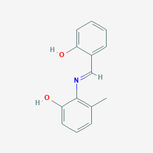 Phenol, 2-(2-hydroxybenzylidenamino)-3-methyl-