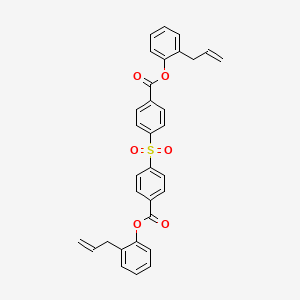 molecular formula C32H26O6S B11554486 Bis[2-(prop-2-en-1-yl)phenyl] 4,4'-sulfonyldibenzoate 