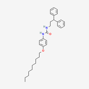 1-[4-(Decyloxy)phenyl]-3-(3,3-diphenylpropyl)urea