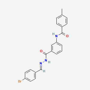 N-[3-(4-Bromobenzylidenehydrazinocarbonyl)phenyl]-4-methylbenzamide