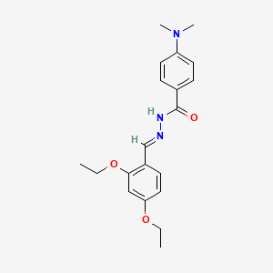 N'-[(E)-(2,4-diethoxyphenyl)methylidene]-4-(dimethylamino)benzohydrazide